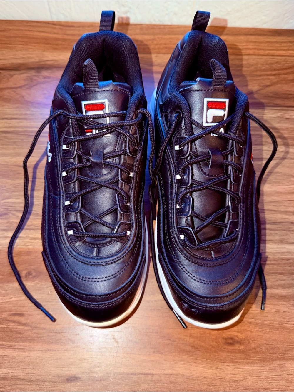 Fila Woman’s Black Athletic Sneakers - Comfortable Everyday Trainer